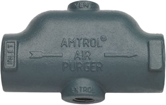 1" Air Scoop/Purger, Cast Iron, 1/8" Threaded