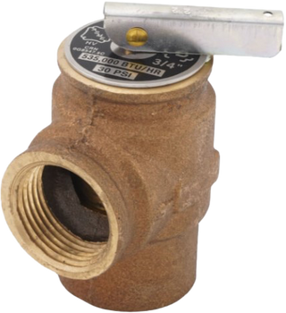 SAFETY VALVE, 30 PSI, 3/4"FX3/4"F AML DRAWING 2-983