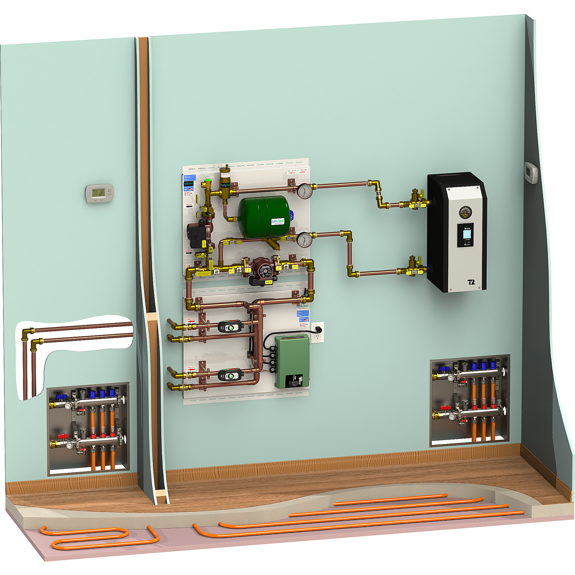 HSPS120MZH Master Panel for Thermo 2000 Electric Boiler