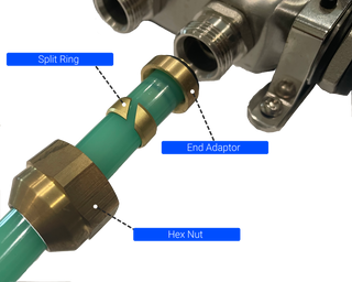 7 Position Manifold Assembly w/ 1/2" Fittings
