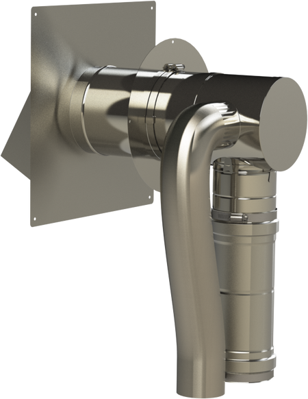 Concentric Vent Kit w/ Intake Air 5-10