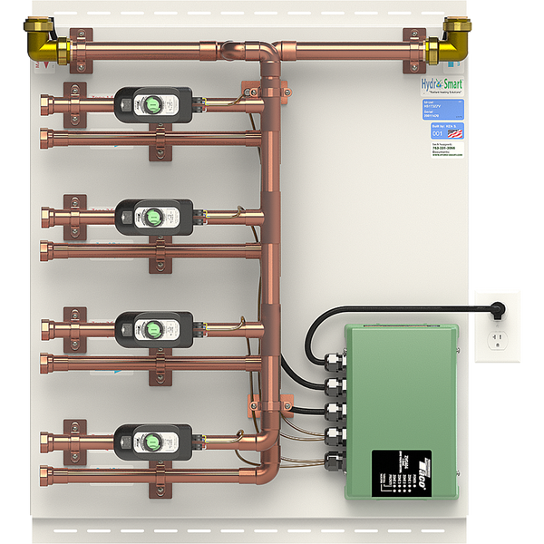 HS1T4ZZV - 1 Temp, 4 Zone by Valve Zoning Panel