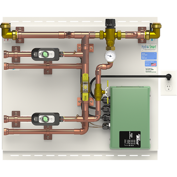 HS2T2ZZV - 2 Temp, 2 Zone by Valve Zoning Panel