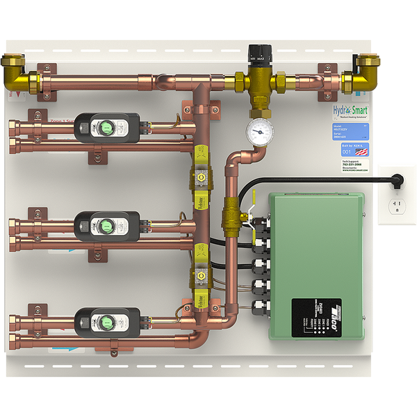 HS2T3ZZV - 2 Temp, 3 Zone by Valve Zoning Panel