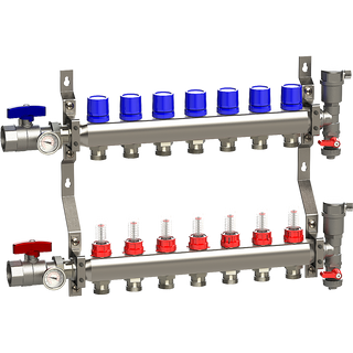 7 Position Manifold Assembly w/ 1/2" Fittings