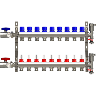 9 Position Manifold Assembly w/ 1/2" Fittings