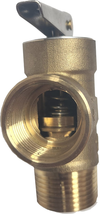 Pressure Relief Valve, 150 PSI, 3/4 NPT, Lead Free