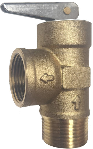 Pressure Relief Valve, 150 PSI, 3/4 NPT, Lead Free
