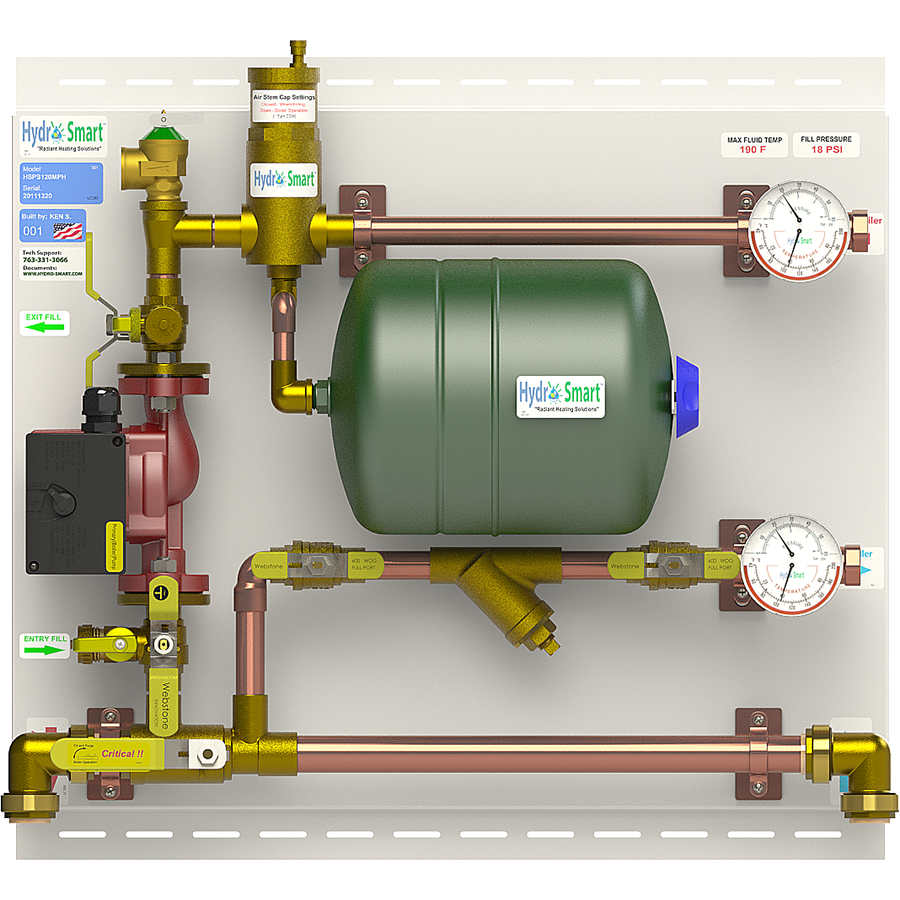 HSPS120MPH - Zone by Pump Master Panel