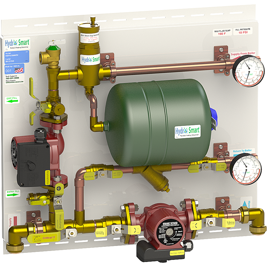 HSPS120MZH - Zone by Valve Master Panel – Hydro-Smart