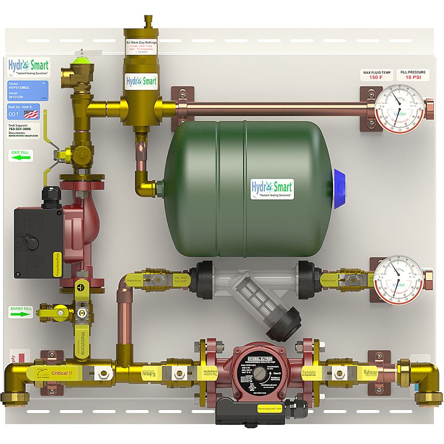 HSPS120MZL - Zone by Valve Master Panel