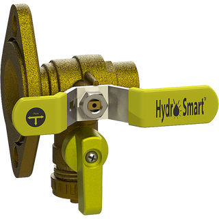 Pump Rotate W/Drain Flange, 1"Solder,T-Handle,Lead Free Brass