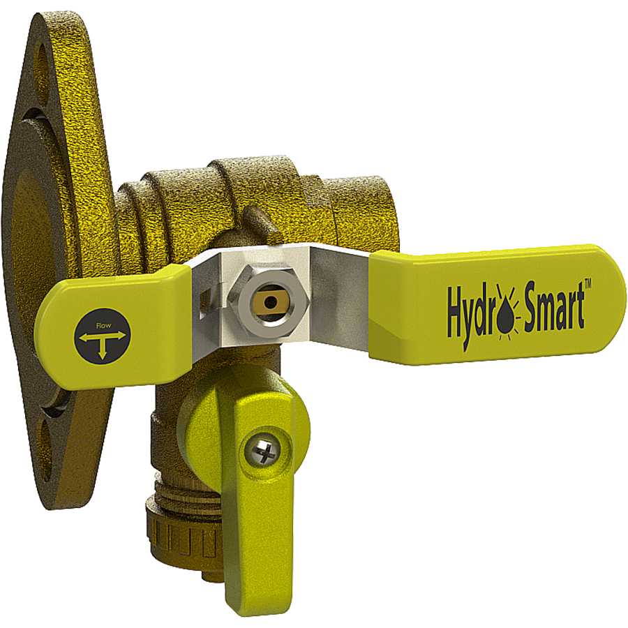 Pump Rotate W/Drain Flange, 1"Solder,T-Handle,Lead Free Brass