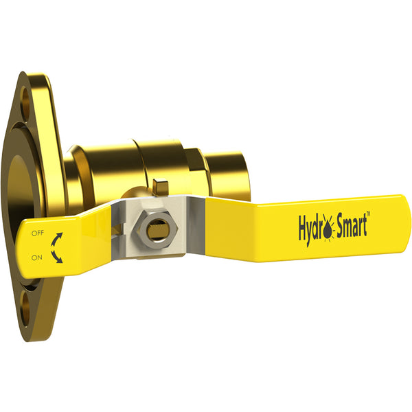 Pump Rotate Flange, 3/4" FPT (Threaded), T-Handle, Lead Free, Brass