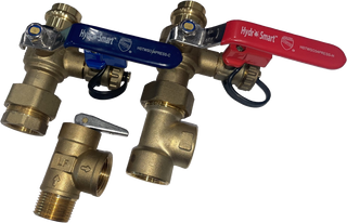 3/4" Press - 3/4" NPT Tankless Water Heater Shutoff