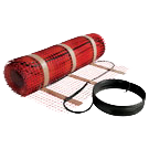 Mat,240V,1200W,5.0A,16"x75'-3",Covers100SF