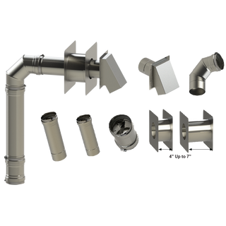 4" Tankless Water Heater Vent Kit